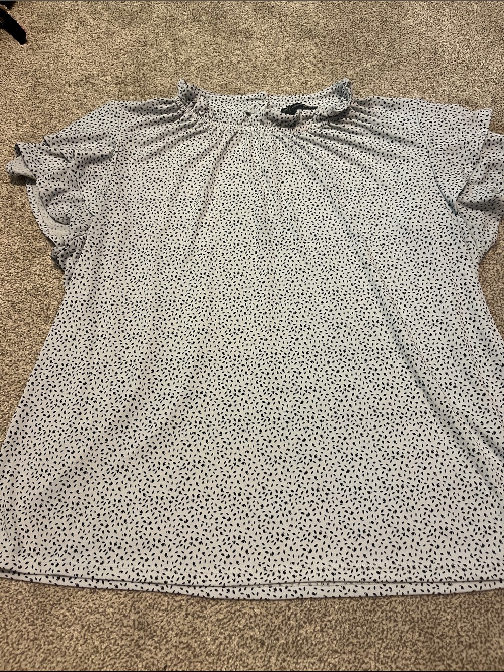 Ruffled blouse